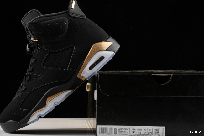 Rep BK ct4954-007 6 moments dmp defining 2020 jordan black air gold 1117